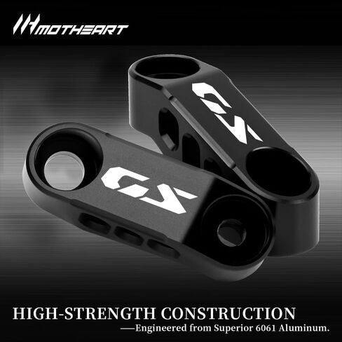دراجة نارية REATVINCE MIRROR Mirror Extender Brackets for F800GS F800GS F900GS F900GS Adventure R1300GS R1300GS Adventure Adventure Lightweight CNC F800GS F900GS Accessories (Gray) in Kuwait
