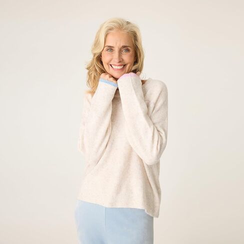 PJ Salvage Women's Spread Love Long-Sleeve Sleep Top in Saudi Arabia