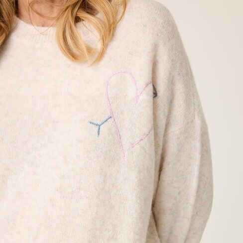 PJ Salvage Women's Spread Love Long-Sleeve Sleep Top in Saudi Arabia