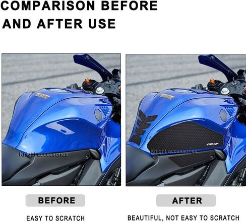 دراجة نارية ل R7 YZF R7 YZFR7 2021-2025 الجانبية منصات خزان خزان الوقود ملصقات حامي شرس غاز الركبة الجر R7 دبابة وسادة in Kuwait