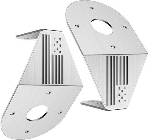 Watermelon Light Brackets - 2Pack Stainless Steel Watermelon Mirror Turn Signal Angled Bracket Holder Universal Kit for Watermelon Light Turn Signal (Lights not Included) in Kuwait