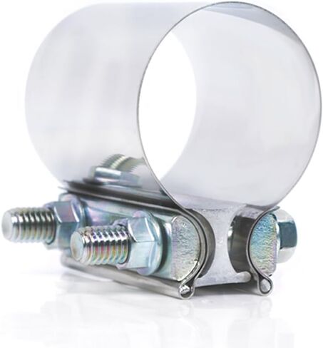 ID 2 Inch Butt Joint Exhaust Band Clamp-Stainless Steel Sleeve Coupler-fits OD 2" Exhaust Pipes Mufflers in Saudi Arabia