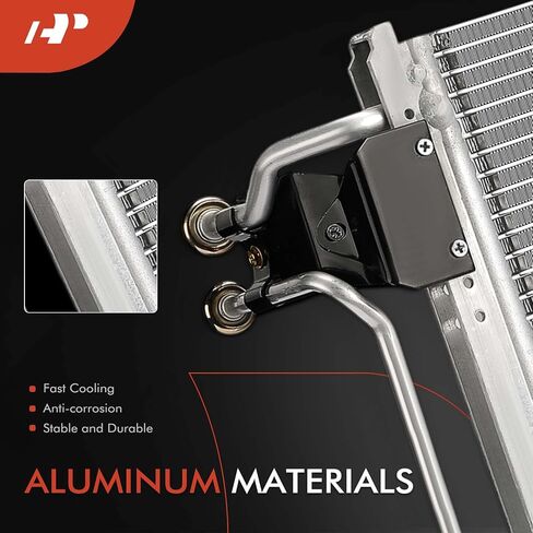 A-Premium Conference A/C Contenser متوافق مع Ford Mustang 1994-1995 ، Thunderbird 1994-1997 & Lincoln Mark VIII 1993-1998 & Mercury Cougar 1994-1997 ، 3.8L 4.6L L.8L 5.8L 5.8L 5.8L in Kuwait