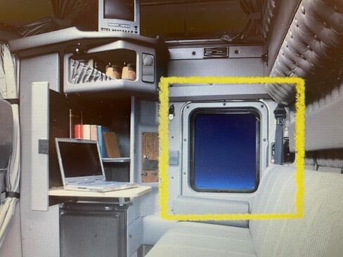 ستارة متوافقة مع Kenworth W900 T660 T800 Sleeper Window Stain/Cover. (رمادي) in Kuwait