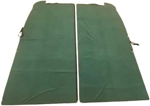 Truck Sleeper Privacy Curtains for Freightliner Cascadia 126 (2018-2025) - High Roof Bunk Interior Curtain-Faux Leather & Fleece (Green) in Saudi Arabia