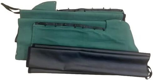 Truck Sleeper Privacy Curtains for Freightliner Cascadia 126 (2018-2025) - High Roof Bunk Interior Curtain-Faux Leather & Fleece (Green) in Saudi Arabia