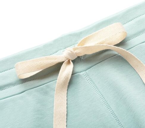 MON CHOU Pima Cotton Shorts for Women - 100% Organic Cotton, Luxuriously Soft Shorts with Pockets and Drawstring in Saudi Arabia