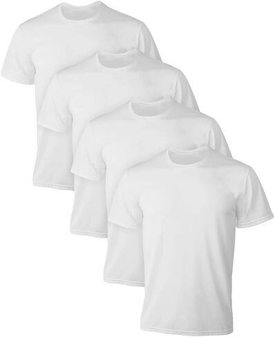 Hanes Men's Ultimate X-Temp Mesh Crewneck Lundershirts ، 4 حزم أبيض L. in Saudi Arabia
