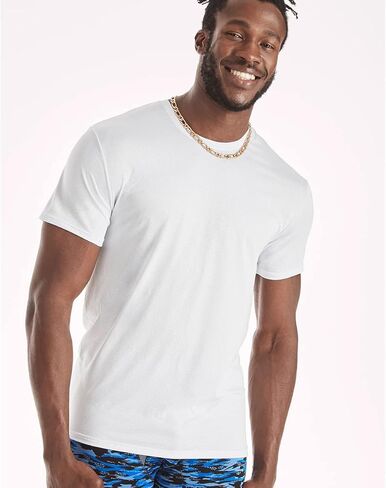 Hanes Men's Ultimate X-Temp Mesh Crewneck Lundershirts ، 4 حزم أبيض L. in Saudi Arabia