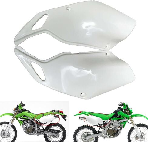 Royal Sun White White White Gaide Kits Frame Cover Cover Cover Planels Fender Moleels متوافقة مع Kawasaki KLX250 KLX300 1993-2007 سنة in Saudi Arabia