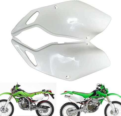 Royal Sun White White White Gaide Kits Frame Cover Cover Cover Planels Fender Moleels متوافقة مع Kawasaki KLX250 KLX300 1993-2007 سنة in Saudi Arabia