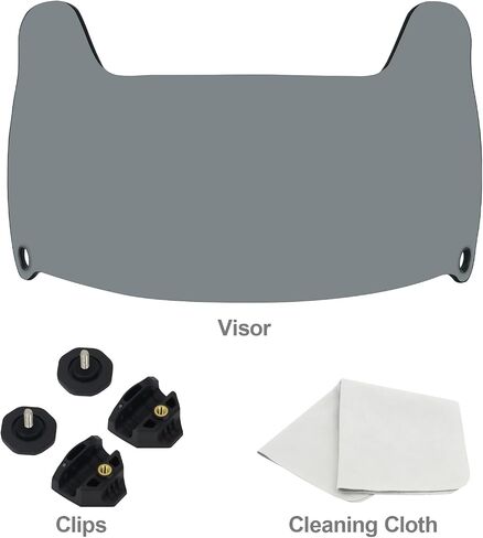 Football Visor, Football Helmet Visor for Youth&Adult with Easy Install Clips in Saudi Arabia