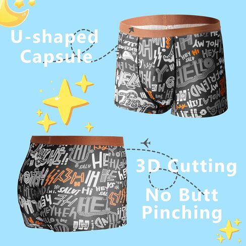 GRPSKCOS Boys Underwear, 4 Pack Kids Boxer Shorts Boys Youth Soft Cooling Boxers 8-14 Years in Saudi Arabia