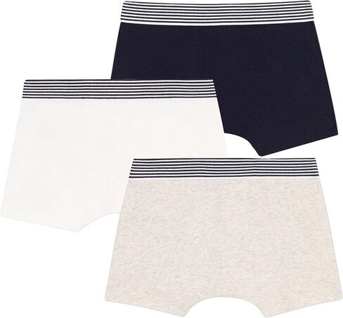 Petit Bateau Boy's Boxer Shorts Pack من 3 أحجام 2-12 سنة in Saudi Arabia