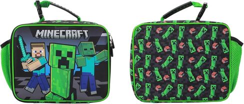 Bioworld Minecraft Creepers and Block Characters Insulated Lunch Kit in Saudi Arabia