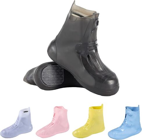 GARGOYLE BELLS Waterproof Rain Cover Boot Non-Slip Shoe Covers Silicon Reusable Rain Boots for Men Women in Saudi Arabia