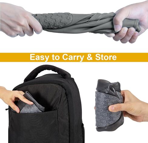 GARGOYLE BELLS Waterproof Rain Cover Boot Non-Slip Shoe Covers Silicon Reusable Rain Boots for Men Women in Saudi Arabia