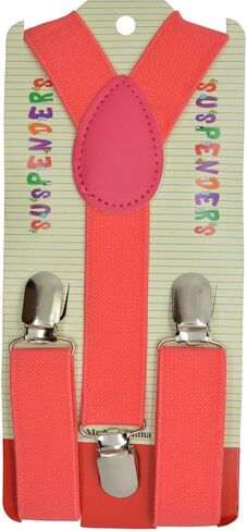 BodyJewelryOnline CUTE Baby Toddler Kids Children Boys Coral Plain Elastic Suspender & Bow Tie Set in Saudi Arabia