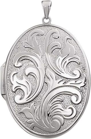 يحمل سحر قلادة Locket البيضاوي الصور (51 مم × 32 مم) in Saudi Arabia