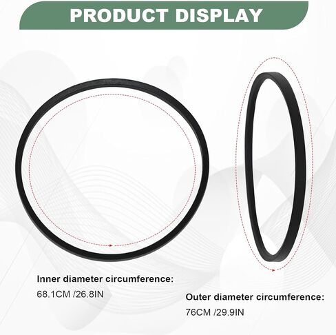 38174 Washer Drive Belt - Compatible with Amana, Maytag, Speed Queen Washers Replaces 27001006 WP27001006, 2200063,40053601, 40053606 AP6007462 PS11740577 in Saudi Arabia