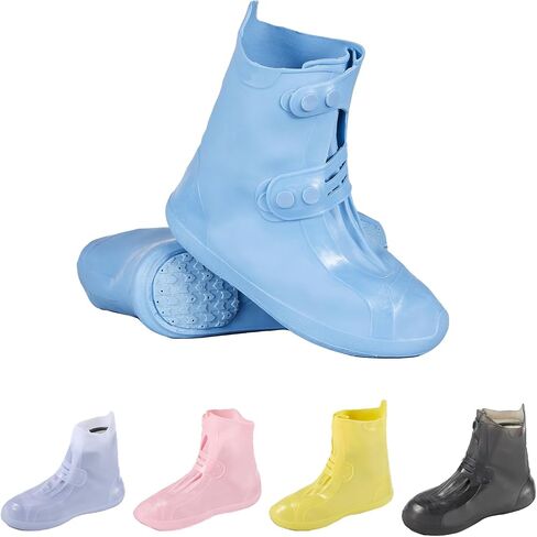 GARGOYLE BELLS Waterproof Rain Cover Boot Non-Slip Shoe Covers Silicon Reusable Rain Boots for Men Women in Saudi Arabia