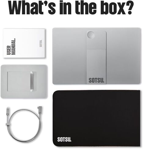 SOTSU FlipAction Elite 16" | 4K Portable Monitor | 3840 x 2400 (UHD+) | 60 Hz | 100% DCI-P3 | 450 Nits | Pivot Rotate | Full Metal CNC | Perfect Match for Mac and Windows (Space Black) | 3840x2400 (UHD+) | 60Hz | 100% DCI-P3 | 450 Nits | Pivot Rotate | Fu in Saudi Arabia