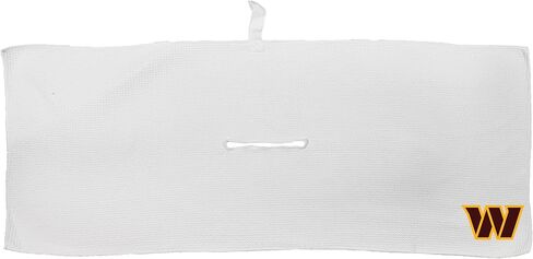 Team Golf NFL NFL Microfiber Towel - 16" X 40" (White) with Carabiner Clip, Premium Microfiber with Deep Waffle Pockets- Superior Water Absorption and Quick Dry Golf Cleaning Towel in Kuwait