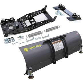 Open Trail بواسطة KFI 60 "Straight Blade Snowplow/Mount Bracket/Push Tube Kit - متوافقة مع Honda SXS1000 Pioneer 1000 in Kuwait