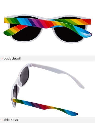 Rubies Novelty Rainbow Eyewear, Adult in Saudi Arabia
