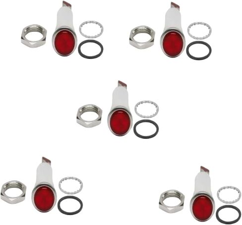 5pcs 12v مؤشر LED Red Light 824879GT 824879 FITS for Genie Boom Lift GS2668RT GS4390RT S45 S85 Z45-25JDC Z45-25JRT استبدال الأجزاء in Saudi Arabia