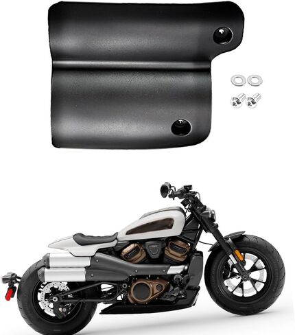 FOR Suitable for Sportster S 1250 2011 2023 modified exhaust heat shield black super material motorcycle accessories in Saudi Arabia