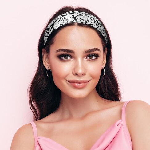 Sumolux Head Hair وشاح للنساء مثل Satin Silk وشاح Bandana الشعر ليلت أحواض مربعة كبيرة 27.5 " in Kuwait