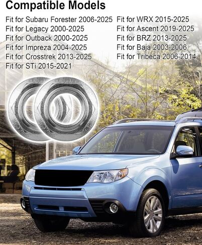 انتقال CV Axle Nut Fit for Subaru Forester 2006-2025 Legacy Outback 2000-2025 Crosstrek 2013-2025 STI 2015-2021 WRX 2015-2025 BRZ 2013-2025 استبدل 902170049 ، 2PCS SPINDLE NUT in Saudi Arabia