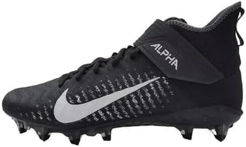 Nike Alpha Menace Pro 2 Mid Men Men's Football Cleats Black White AQ3209-002 Size 14 in Saudi Arabia