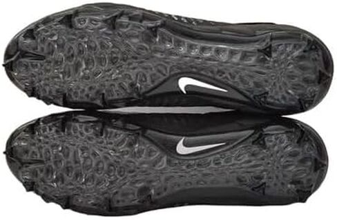 Nike Alpha Menace Pro 2 Mid Men Men's Football Cleats Black White AQ3209-002 Size 14 in Saudi Arabia