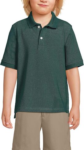 LANDS 'END SCHOOL ARLOW KIDS Shirt Shirt Sleeve Mesh Polo Shirt in Kuwait