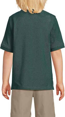 LANDS 'END SCHOOL ARLOW KIDS Shirt Shirt Sleeve Mesh Polo Shirt in Kuwait