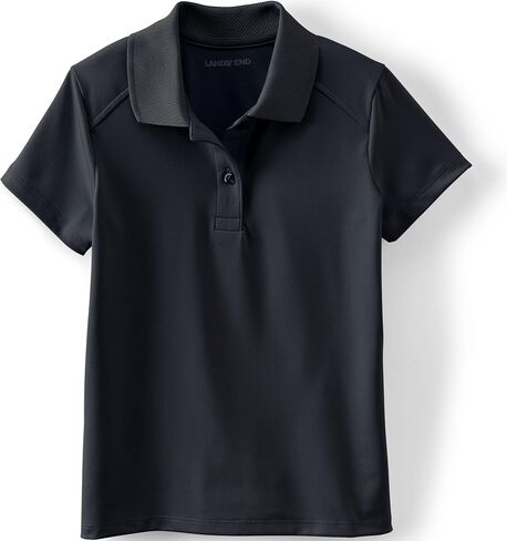 Lands' End School Uniform Girls Short Sleeve Feminine Fit Rapid Dry Polo Shirt in Saudi Arabia