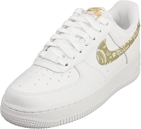 Nike Womens WMNS Air Force 1 Shoes, White/White-Team Red, 9.5 M US in Saudi Arabia