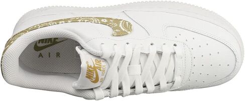 Nike Womens WMNS Air Force 1 Shoes, White/White-Team Red, 9.5 M US in Saudi Arabia