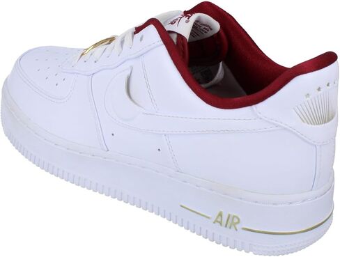 Nike Womens WMNS Air Force 1 Shoes, White/White-Team Red, 9.5 M US in Saudi Arabia