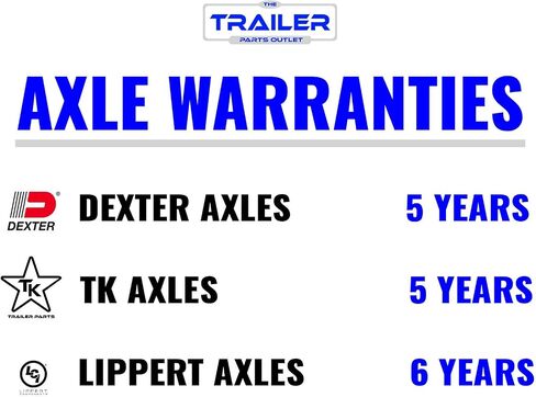 The Trailer Parts Outlet - 3.5k TK Trailer Axle - 3500 lb Electric Brake 5 Lug - Dexter Compatible, 73" Hubface 58" Spring Center / 5x4.5 Bolt Pattern in Kuwait