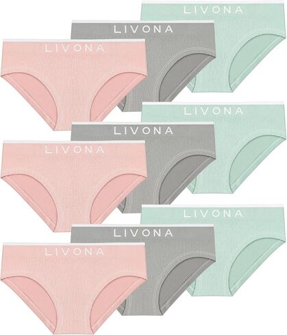 Girls Seamless Ribbed Training Panties - Soft Sports Underwear for Teens in Kuwait