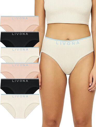 Girls Seamless Ribbed Training Panties - Soft Sports Underwear for Teens in Kuwait