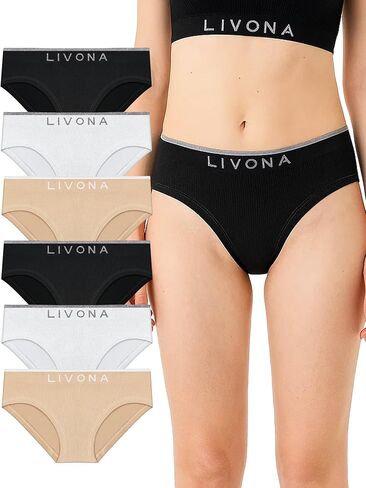 Girls Seamless Ribbed Training Panties - Soft Sports Underwear for Teens in Kuwait