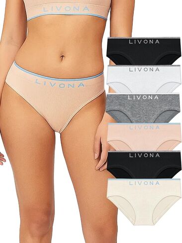 Girls Seamless Ribbed Training Panties - Soft Sports Underwear for Teens in Kuwait