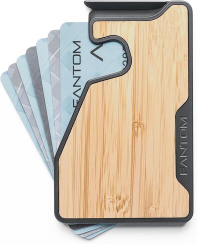 FANTOM X Card Fanning Wallet, RFID Aluminum Card Holder, Carbon, Extra Slim Size Holds 4-7 Cards (Carbon Fiber, Extra Slim 4-7) in Saudi Arabia