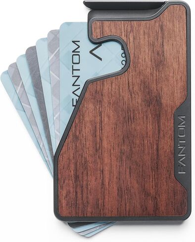 FANTOM X Card Fanning Wallet, RFID Aluminum Card Holder, Carbon, Extra Slim Size Holds 4-7 Cards (Carbon Fiber, Extra Slim 4-7) in Saudi Arabia
