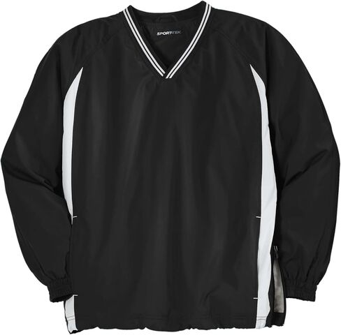 SPORT-TEK Tipped V-Neck Raglan Wind Shirt JST62 in Kuwait