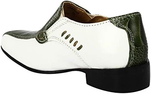 Libertyzeno Boys Animal Animal Print Houndine Leather Kids Lace Up Oxford Dress Shoes for Prom Draduation in Kuwait